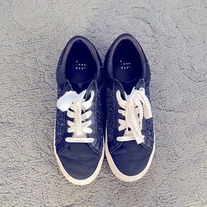 A New Day (Target) black glitter sneakers